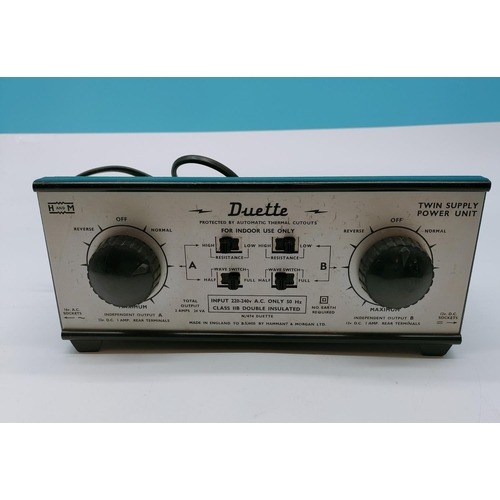 553 - Hammant & Morgan Ltd Duette Twin Supply Power Unit.