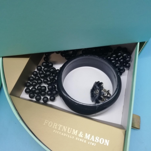 573 - Fortnum & Mason Casket containing Quantity of Fashion Jewellery.