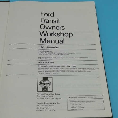 648 - Haynes Ford Transit 1978-1986 In-Line Engine Workshop Manual.