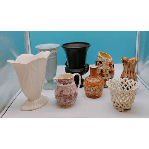 721 - Collection of Vases and Jug to include Beswick, Sylvac, Wedgwood, etc.