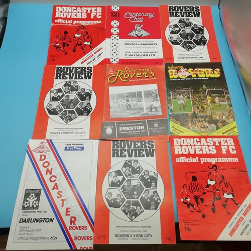 20A - Selection of Approx 50 Doncaster Rovers FC 1970's Football Programmes.