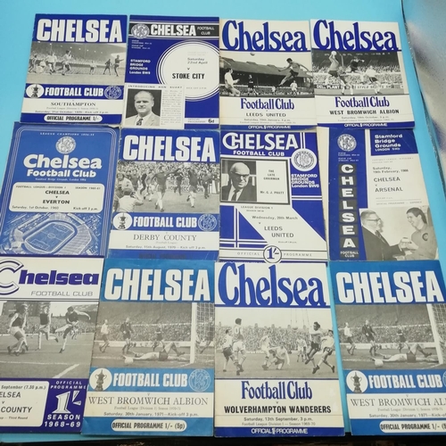 25A - Selection of Approx 60 Chelsea FC 1960's/1970's Football Programmes.