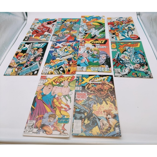 262 - Vintage 1990's Marvel Comics 'X-Force' (10).