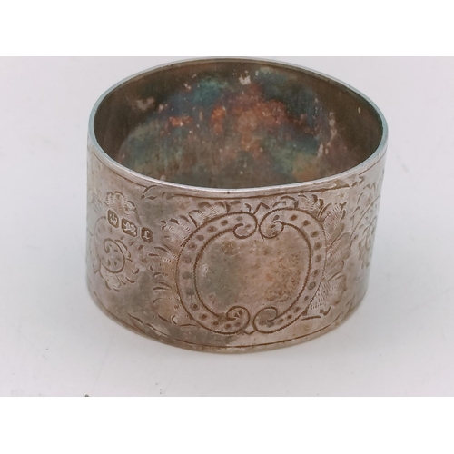 266 - Silver Hallmarked Napkin Ring. 29 Grams.