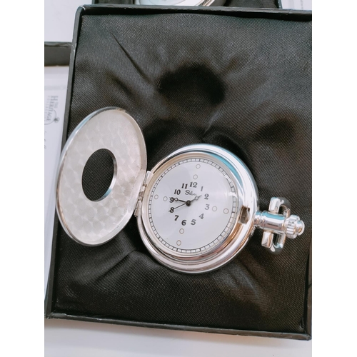 637 - Boxed Wind Up Pocket Watches (2).