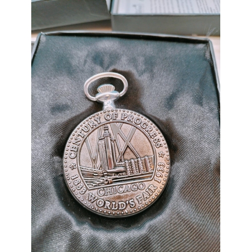 638 - Boxed Wind Up Pocket Watches (2).