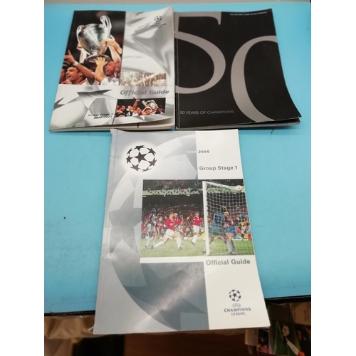 110A - Collection of Approx 17 UEFA Champions League Official Football Magazines.
