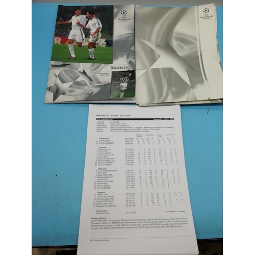 110A - Collection of Approx 17 UEFA Champions League Official Football Magazines.