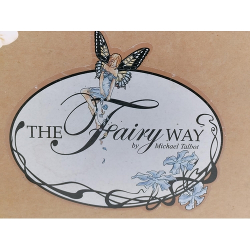 114 - Boxed 'Thistlefoot Fairy' by Michael Talbot with Certificate. 22cm Tall.