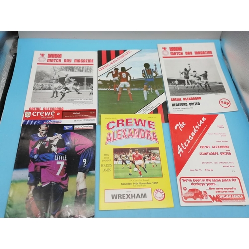 115A - Collection of Approx 80 Crewe Alexandra FC Football Programmes. Various Years.