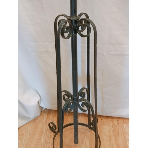 131 - Wrought Iron 94cm Garden Stand. 38cm Diameter. Collection Only.