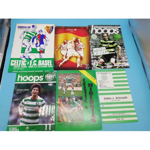 135A - Collection of Approx 27 Glasgow Celtic Football Programmes including Intercontinental Cup v Racing C... 