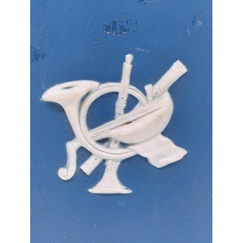 147 - Adams Jasper Ware Bowl and Plate. Largest Diameter 18.5cm.