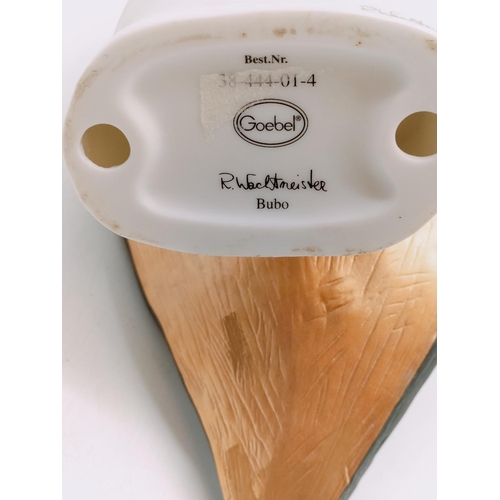 163 - Goebel Rosina Wachtmeister 'Bubo' Bobble Head Owl Figure. 22cm Tall.