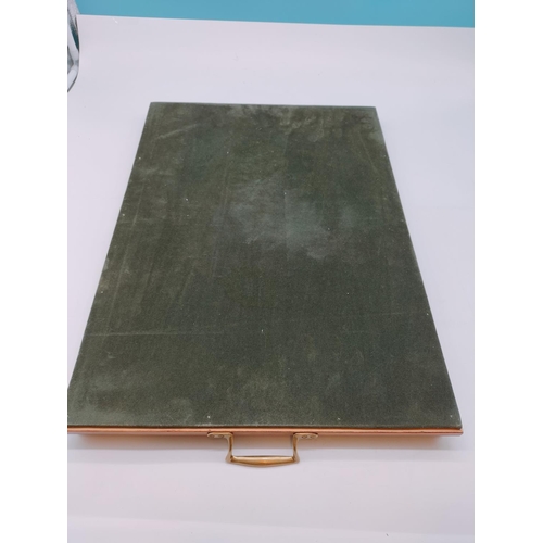 167 - Royal Albert Tiled Tray in the 'Old Country Roses' Pattern. 54cm x 37cm.