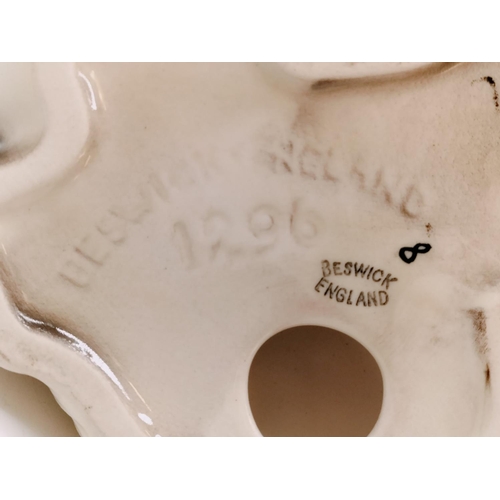 52 - Beswick Figure of Siamese Kittens. Model 1296. 11cm x 7cm.