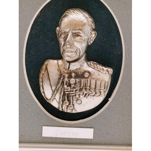 54 - Royal Hampshire Pewter Military Portraits (6). 10cm x 13cm.