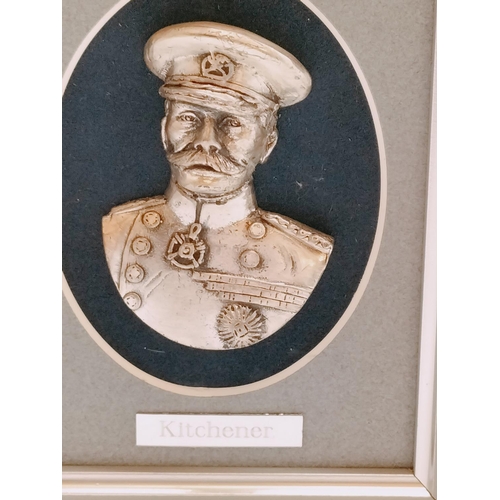 54 - Royal Hampshire Pewter Military Portraits (6). 10cm x 13cm.