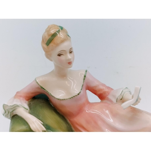 65 - Royal Doulton Lady Figure 'Repose' HN 2272. 14cm x 19cm.