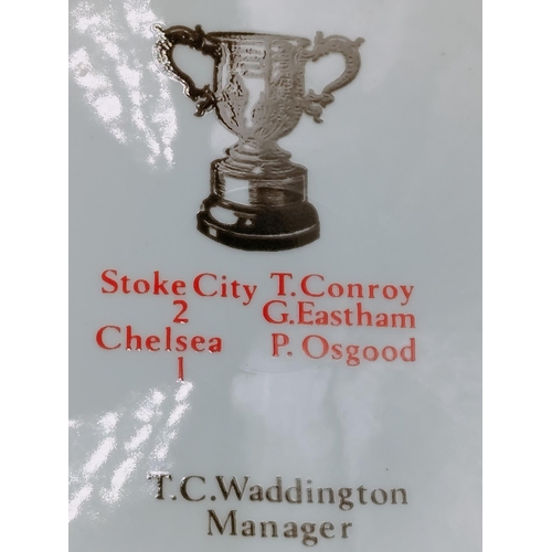 Rosace Supporter Stoke City FC Vers 1960 - Avec Emblème FA Cup