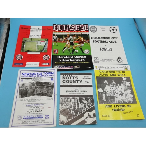 80A - Collection of Approx 50 Semi Professional/Non League Football Programmes.