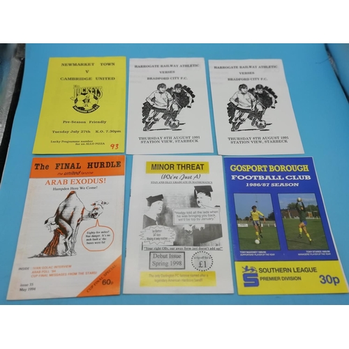 80A - Collection of Approx 50 Semi Professional/Non League Football Programmes.