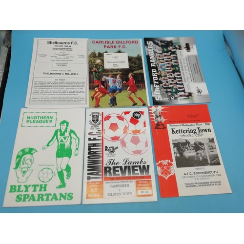80A - Collection of Approx 50 Semi Professional/Non League Football Programmes.
