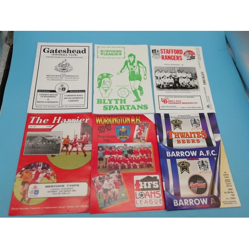 80A - Collection of Approx 50 Semi Professional/Non League Football Programmes.