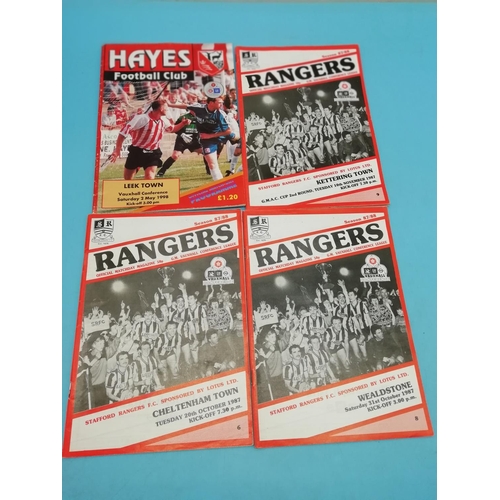 80A - Collection of Approx 50 Semi Professional/Non League Football Programmes.