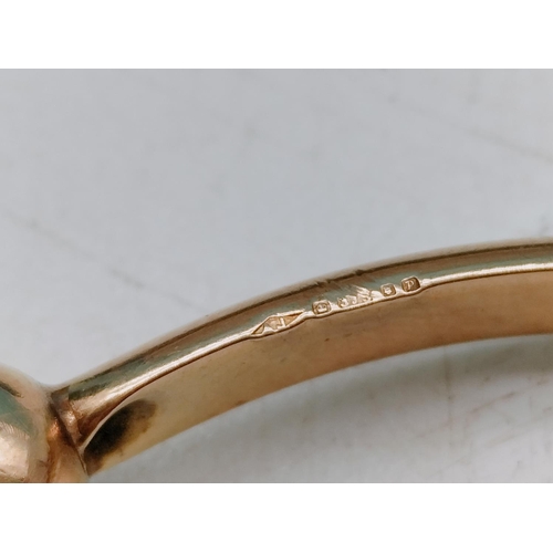 84 - 2 x 9ct Gold Torque Bangles. 15.6 Grams.