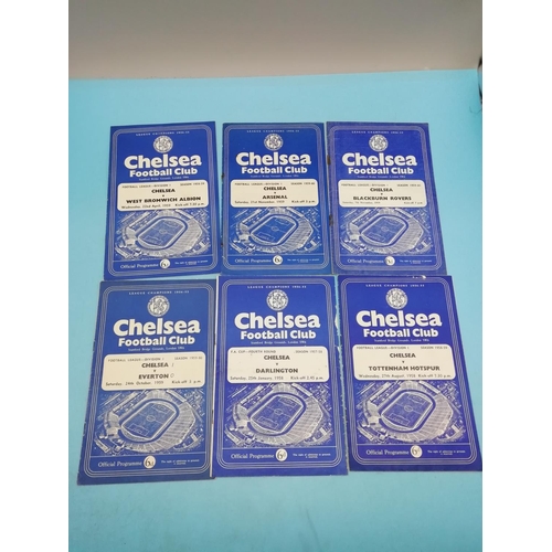 95A - Collection of 24 Chelsea FC 1958-1959 Football Programmes.