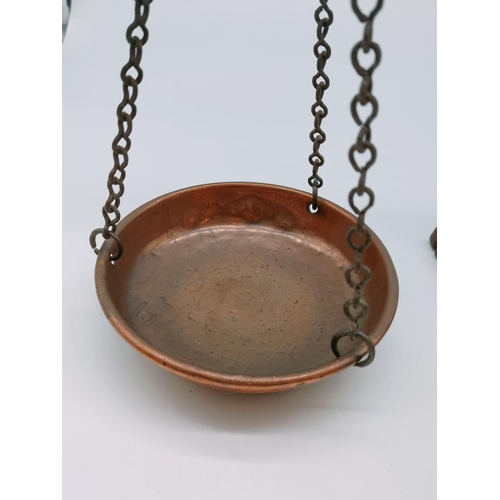 99 - Set of Counter Balance Scales with Brass Weights.