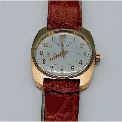 102 - Vintage Bulova Men's Watch.