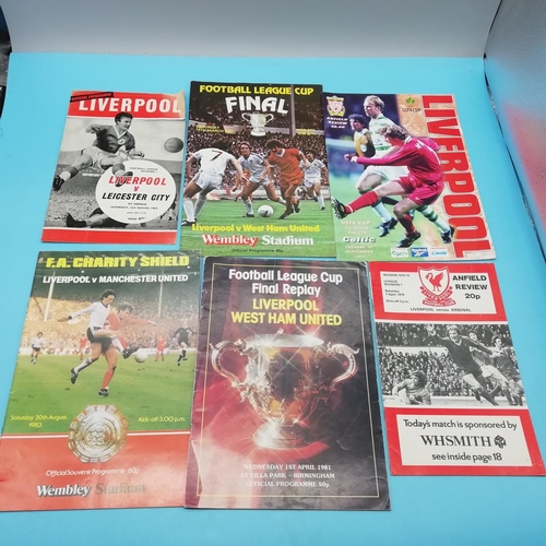 10A - Collection of Approx 46 'Liverpool FC' Football Programmes including League and Cup Competitions.