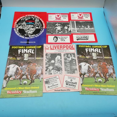 10A - Collection of Approx 46 'Liverpool FC' Football Programmes including League and Cup Competitions.