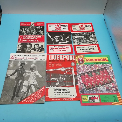 10A - Collection of Approx 46 'Liverpool FC' Football Programmes including League and Cup Competitions.