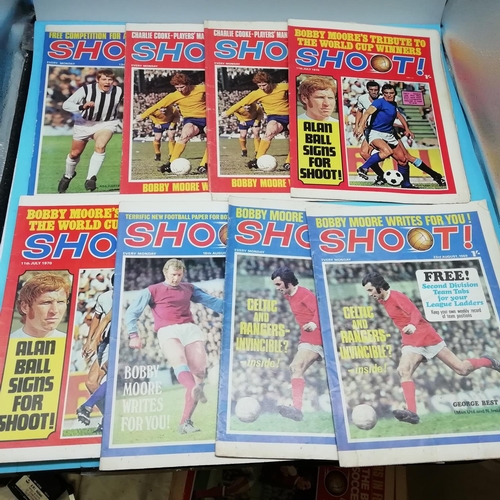 110A - Collection of Approx 46 Shoot Magazines 1969-1972.