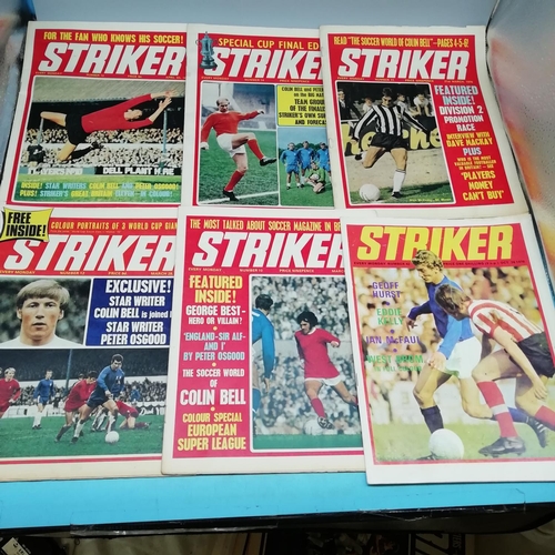 115A - Collection of Approx 40 Striker Magazines 1969-1972