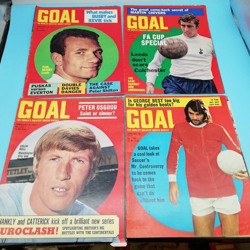 125A - Collection of Goal Magazines Nos  116-142. Some Missing.