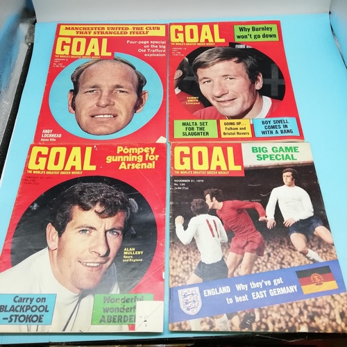 125A - Collection of Goal Magazines Nos  116-142. Some Missing.