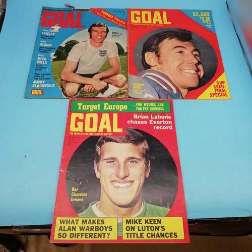 125A - Collection of Goal Magazines Nos  116-142. Some Missing.