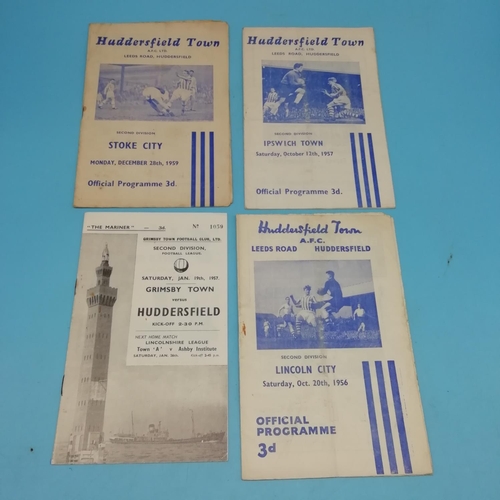 15A - Collection of 12 'Huddersfield Town' Football Programmes, 1950s & 1960's.