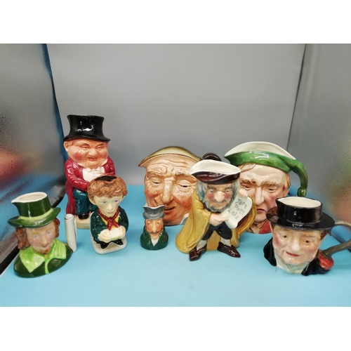 198 - Collection of Character Jugs (8).