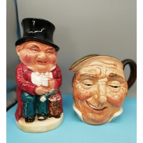 198 - Collection of Character Jugs (8).