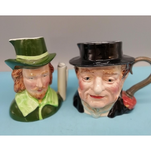 198 - Collection of Character Jugs (8).