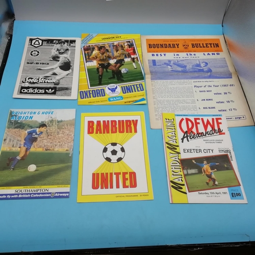 25A - Collection of Approx 55 Various Teams Football Programmes including Non League and European.