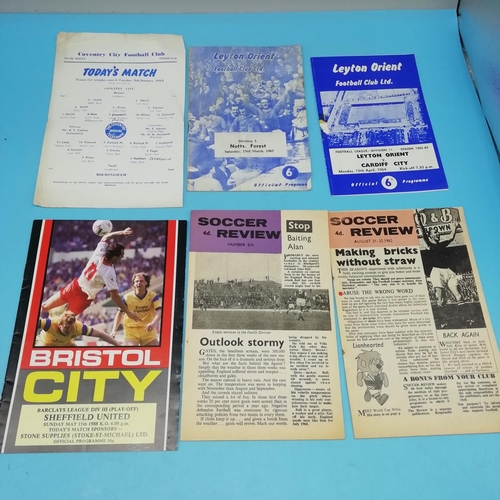 25A - Collection of Approx 55 Various Teams Football Programmes including Non League and European.