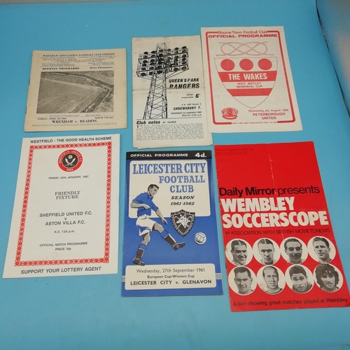 25A - Collection of Approx 55 Various Teams Football Programmes including Non League and European.