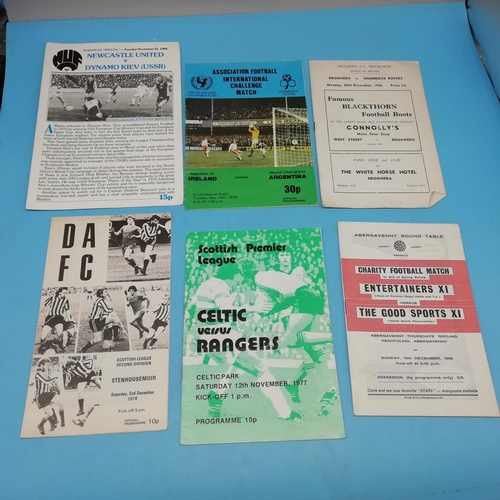 25A - Collection of Approx 55 Various Teams Football Programmes including Non League and European.