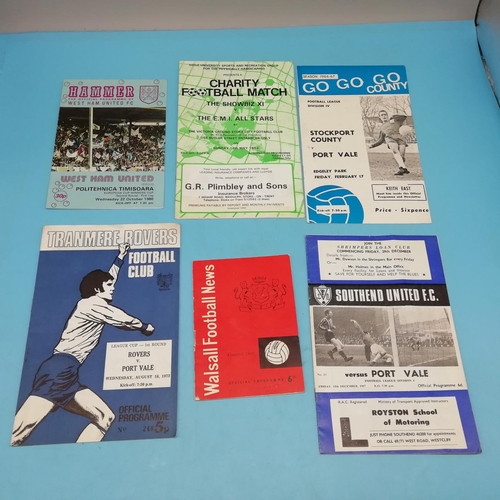 25A - Collection of Approx 55 Various Teams Football Programmes including Non League and European.